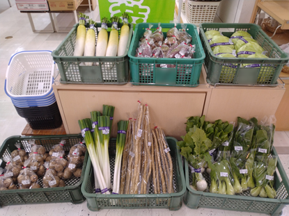 野菜販売写真